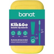2 Adet Banat Diş Fırçası Traveler's Kit Kutulu 12'li