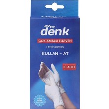 2 Adet  Denk Lateks Eldiven 10 Lu