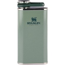 4 Adet Stanley Klasik Paslanmaz Çelik Cep Matarası Hammertone Green 0,23 Litre