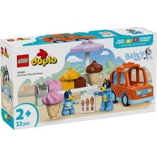 4 Adet LEGO Duplo Bluey Ile Dondurma Gezisi 10458