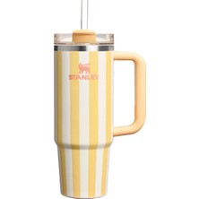 4 Adet Stanley The Quencher H2.0 Flowstate Tumbler Pipetli Termos Butter Cabana Gloss 0.89 Litre