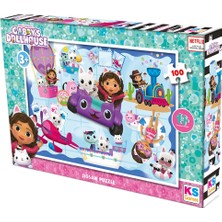 2 Adet Ks Games Gabby Dollhouse 100 Parça Puzzle GB 714
