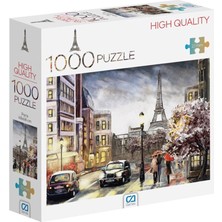 3 Adet Paris 1000 Parça Puzzle CA7020