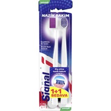 4 Adet Signal Diş Fırçası Nazik Diş Eti Bakımı 1+1