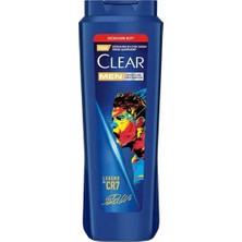 3 Adet Clear Şampuan 500 ml Men Legends Cr7 Fifa