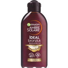 2 Adet  Garnier Ambre Solaire Güneş Yoğun Bronzlaştırıcı Yağ Spf2 200 ml