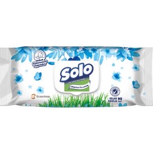 4 Adet   Solo Islak Havlu 90'lı Okyanus Ferahlığı