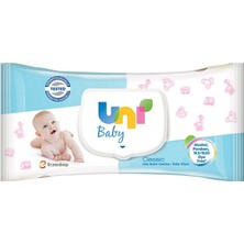 4 Adet   Uni Baby Islak Havlu 52'li