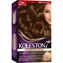 2 Adet  Koleston Saç Boyası 5/0 Açık Kahve