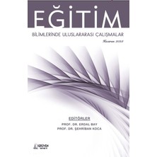 Serüven Yayınevi Eğitim Bilimlerinde Uluslararası Çalışmalar / Haziran 2023