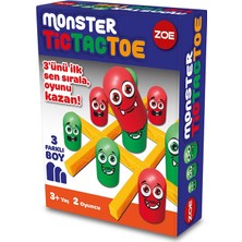 Zoe Monster Tic Tac Toe Kutu Oyunu 35009