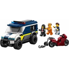 4 Adet LEGO City Polis Mahkum Nakliye Aracı 60479