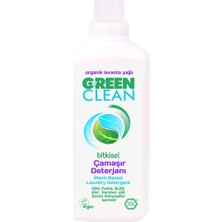 2 Adet  Green Clean Bitkisel Sıvı Çamaşır Deterjanı 1000 ml