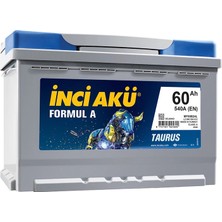 İnci 2 Adet Inci Akü Formul A 60 Amper