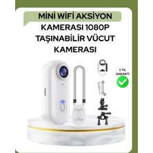 Hace Bazaar 1080P Wifi Spor Kamerası Su Geçirmez Mini Aksiyon Kamera