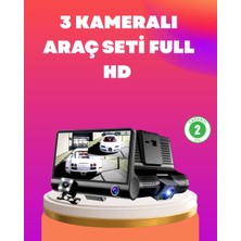 Hace Bazaar Çift ve Üçlü Lens Seçeneği ile Tüm Açılardan Kayıt Yapan Araç Kamerası