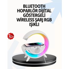 Hace Bazaar 15W Hızlı Şarj Destekli LED Atmosfer Işığı ve Alarm Fonksiyonlu Lamba