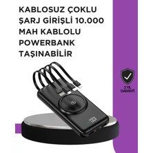Hace Bazaar Çoklu Cihaz Uyumu ile Kablolu ve Kablosuz Şarj – Pratik Powerbank