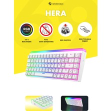 Gameagle Hera Rgb Kablolu Rgb Şerit + Rainbow Tr Layout Doubleshot Full Anti-Ghosting Mekanik Oyuncuklavyesi