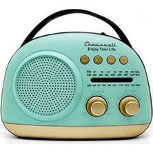 Crown Well Crownwell Taşınabilir Bluetooth Retro Radyo Arizona Serisi / Blue
