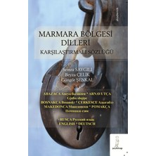 Şey Kitap Marmara Bölgesi Dilleri - Karşılaştırmalı Sözlüğü