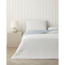 English Home Ocean Rope Kolay Ütülenir Çift Kişilik Nevresim Seti 200X220 cm Mavi