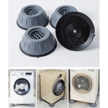 Zenvia Çamaşır Makinesi Titreşim Engelleyici Stoper Gri 4 Lü Set