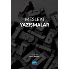 Nobel Akademik Yayıncılık Mesleki Yazışmalar