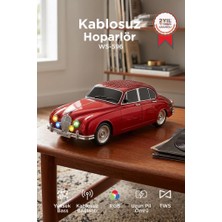 Torima Bluetooth Hoparlör Retro Araba Tasarımlı Speaker WS-596 Kırmızı