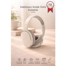 Torima Bluetooth Kulaklık Kulak Üstü Kablosuz Kulaklık P2961 Bej