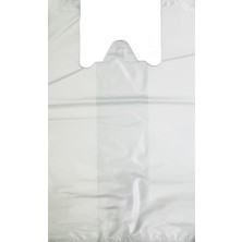 Orjin Beyaz Hışır Atlet Market Poşeti 2 kg Büyük Boy 30x60 cm Dayanıklı ve Çok Amaçlı Kullanım İçin