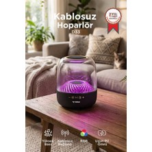 Torima Bluetooth Hoparlör Rgb Işıklı Speaker D33 Siyah