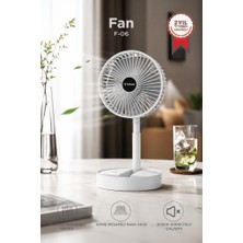 Torima Vantilatör 3 Kademeli Taşınabilir Şarjlı Klima Soğutucu Fan F06 Beyaz
