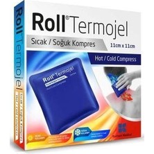 Roll Termojel Sıcak Soğuk Kompress Jel 11 x 11 cm Kumaş Kaplı Model ile Rahatlatıcı Etki