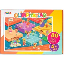 Eolo Yayıncılık Olimpiyatlar 80 Parça Puzzle Eolo 3 - 5 Yaş Aralığı İçin Kolektif Yazarın Eğlenceli Eseri