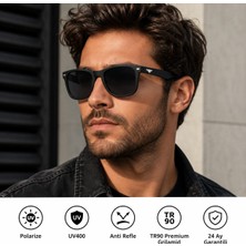 Exeline 121 COL Yeni Premium Seri Rb Model Polarize Erkek Güneş Gözlüğü-Polarize-UV400-Anti Refle 3 lü Koruma 49*22*130 Ekartman