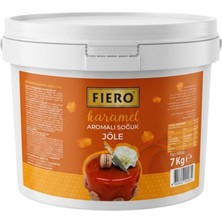 Fiero Karamel Jöle 7 kg Profesyonel Pasta ve Tatlı Dekor Kaplama Jölesi