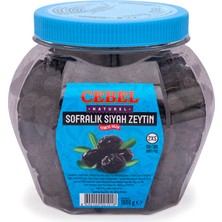 Cebel Sofralık Siyah Zeytin 2xs 351-380 Kalibre 1000 gr Pet Doğal ve Yoğun Aroma