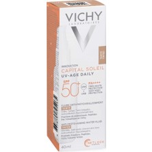 Vichy Capital Soleil Spf50+ UV Age Daily Güneş Kremi 40 ml Yaz İçin İdeal Renkli Koruma