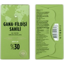 Kahve Dünyası Orijin Sütlü Çikolata Gana Fildişi %30 Şeker Ilavesiz 100 gr Özel Lezzet