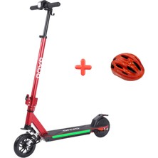 Onvo Kx-03 6.3" 200W Kırmızı Elektrikli Çocuk Scooter + Kırmızı Kasklı