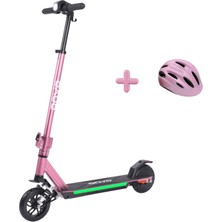 Onvo Kx-03 200W Pembe Elektrikli Çocuk Scooter - Pembe Kasklı