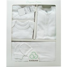 Kitikate Organik Eco 10'lu Zıbın Set Beyaz