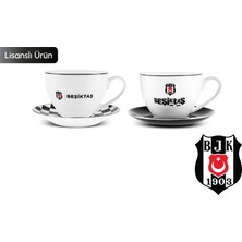 Karaca x BeşiktaşLisanslı 2 Kişilik Çay Fincan Takımı 220 ml