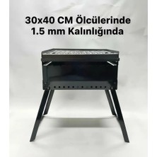 Alaz Katlanır Mangal 30X40 cm 1.5 mm Kalınlık
