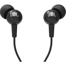 Jbl C100SI Kulakiçi Kablolu Kulaklık, Siyah, 3 Çift Kulak Pedi (Büyük - Orta - Küçük), Tek Tuş Kontrol