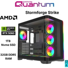 Quantum Gaming Stormforge Strike Ryzen 5 7500F 32GB Ddr5 1tb Nvme RTX5060 8gb Masaüstü Oyun Bilgisayarı