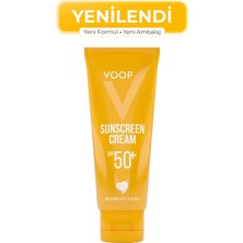 Voop Vücut & Yüz Güneş Kremi Çok Yüksek Koruma 50 Spf - 150 ml | Coenzyme Q10 Ve Hyaluronik Asit