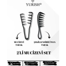 Yurish Mucizevi Tarak ve Wax Taragı 2 'li Set