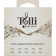 Telli Çalgı Yapım Paslanmaz Çelik Bağlama Teli Ters Düzen